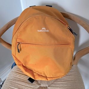 Kathmandu mustard yellow backpack